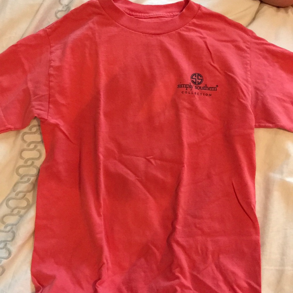 Simply Southern coral t-shirt
